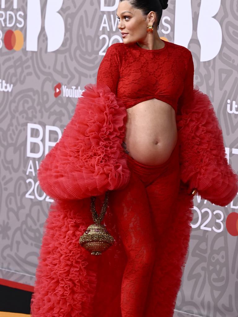 Jessie slayed pregnancy fashion Photo by Gareth Cattermole/Gareth Cattermole/Getty Images