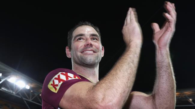 Queensland skipper Cameron Smith. Picture: MARK KOLBE/GETTY IMAGES