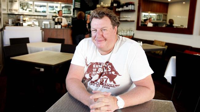 Wayne Parfitt in 2010 at Lolas Restaurant at Broadbeach.