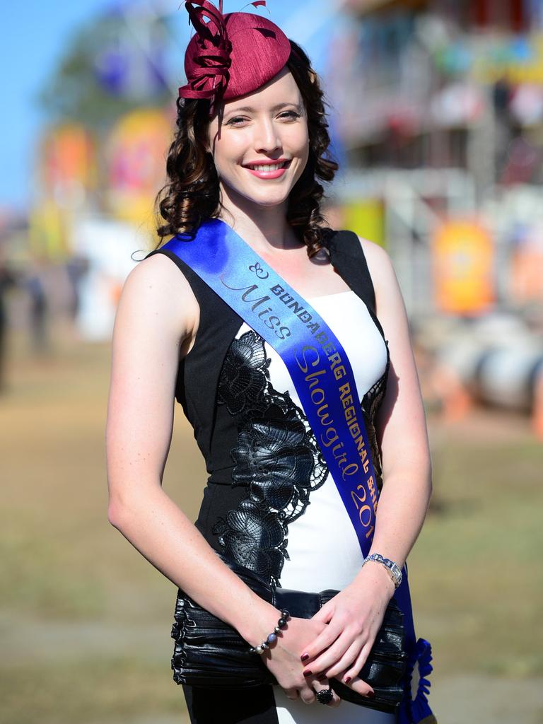 2015 Miss Showgirl Bonnie Coolee at the Bundaberg Show. Photo: Max Fleet / NewsMail