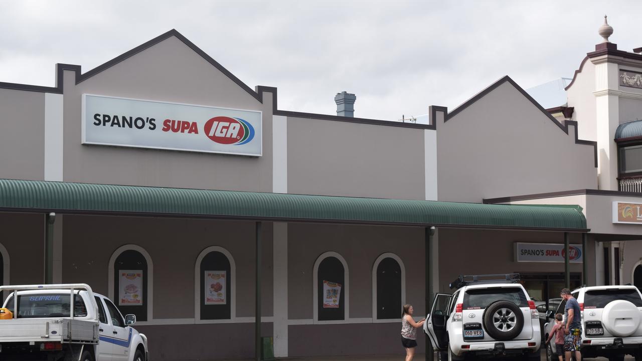 Spano’s IGA Warwick, where the assault took place. Picture: file