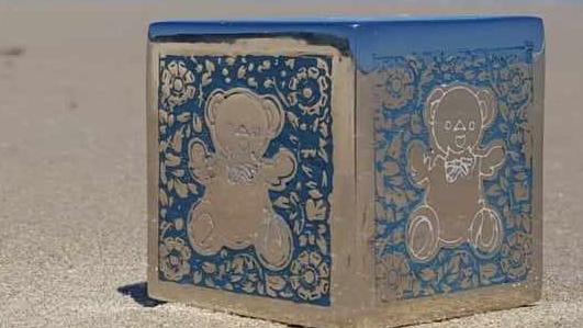 A palm-sized box containing the ashes of baby Finn Mills has been stolen, along with a handbag, in an overnight burglary in Coffs Harbour.