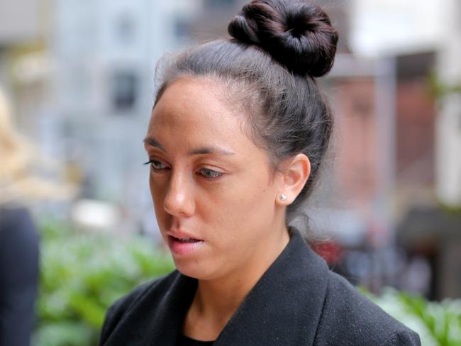 Former nanny Merania Hibbard says she was sacked because she took Bell’s side. Picture: John Grainger