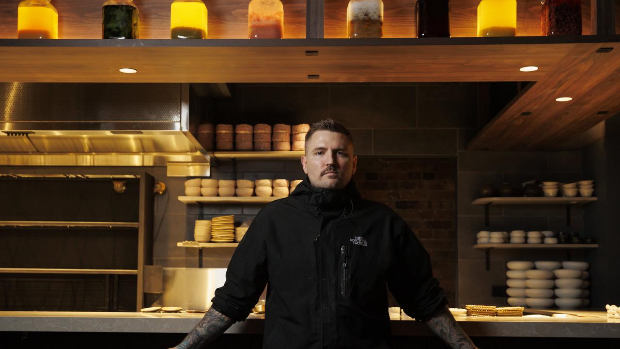 Restaurateur Tim Scott at his new dining experience, Exhibition. Picture Lachie Millard