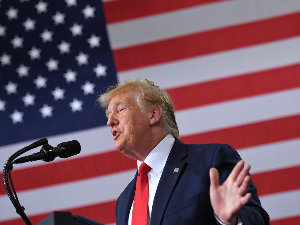 US President Donald Trump has doubled down on his attack against four congresswomen. Picture: MANDEL NGAN / AFP.