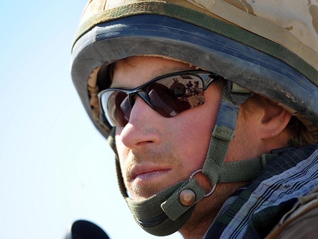 Prince Harry on patrol in Helmand Province