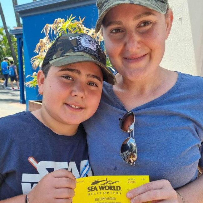 Nicholas Tadros with mother Vanessa before their ill-fated flight