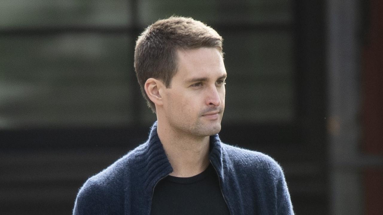 Evan Spiegel, chief executive officer of Snap Inc. Picture: Drew Angerer/Getty Images/AFP