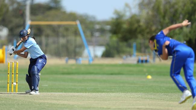 Samira Mitchell got Country off to a strong start. Picture: David Woodley, Cricket Australia