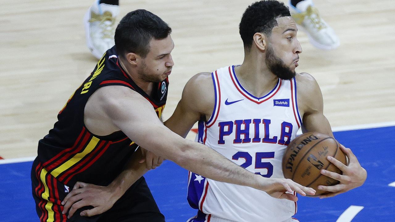 Ben Simmons is on the move. Tim Nwachukwu/Getty Images/AFP