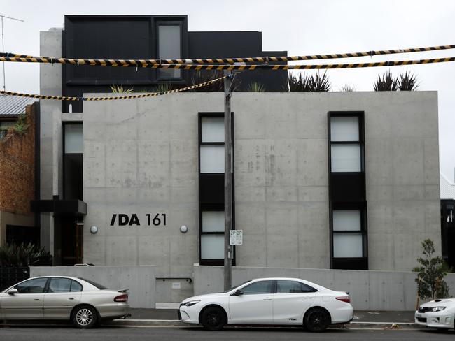 Apartment building at 161 Brougham St in Wooloomooloo. Picture: Jonathan Ng