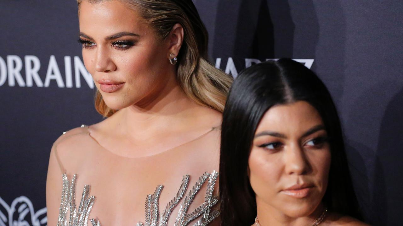 Kourtney Kardashian looks downcast after Khloe reveals sister Kim