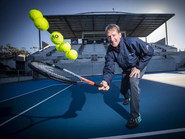 One of the state's most decorated coaches Simon Youl has finished up with Tennis Tasmania and will head into private coaching. Picture: LUKE BOWDEN