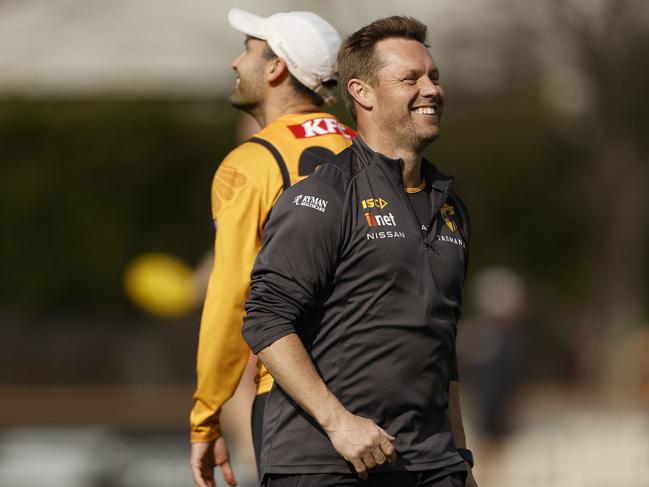 Sam Mitchell is having a great run as coach of the Hawks. Picture: Getty Images