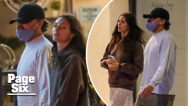 Leonardo DiCaprio reunites with girlfriend Vittoria Ceretti after her steamy shoot with Theo James