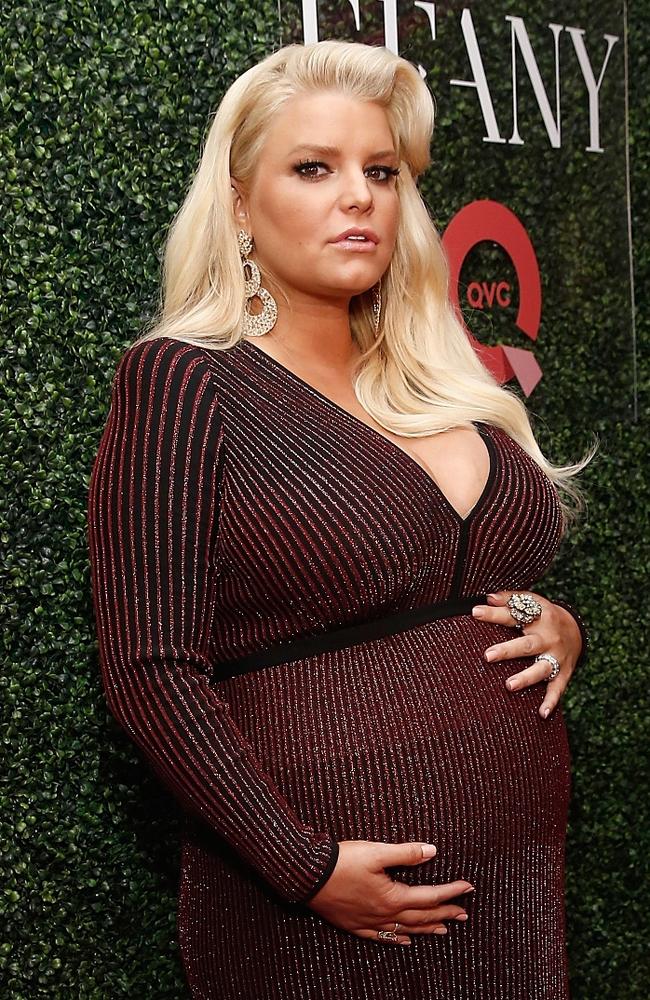 Simpson lost 45kg after giving birth in 2019. Picture: Brian Ach/Getty Images