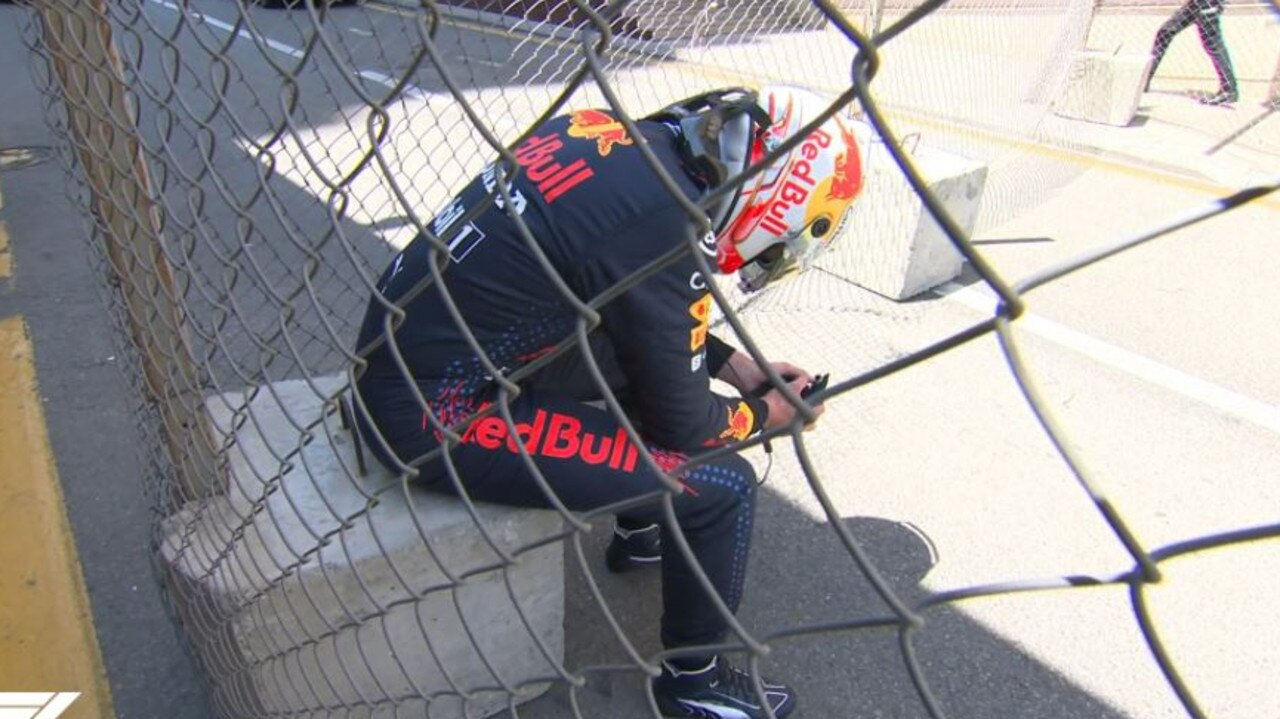 F1 News 2021 Max Verstappen Crashing Red Bull Azerbaijan Grand Prix Daneial Ricciardo Practice 3 Speeds