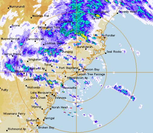 Wild weather continues to lash the east coast. Picture: BOM