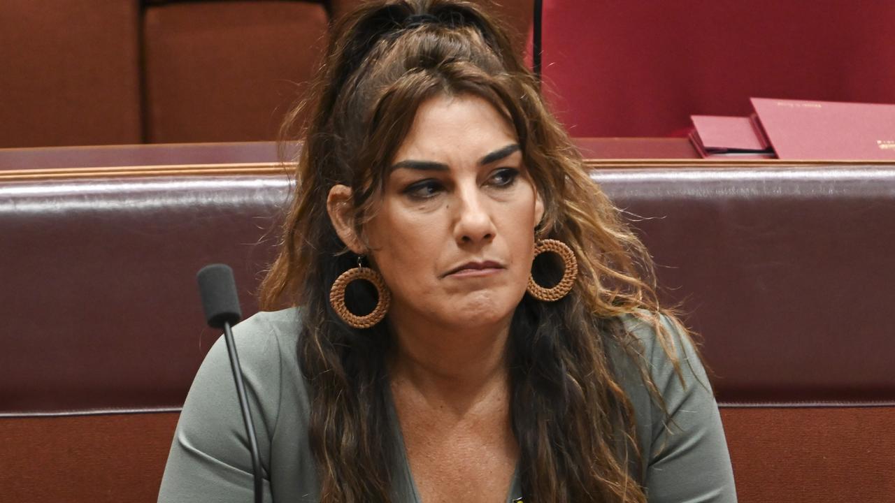 Ms Thorpe in the Senate chamber. Picture: Martin Ollman/NewsWire