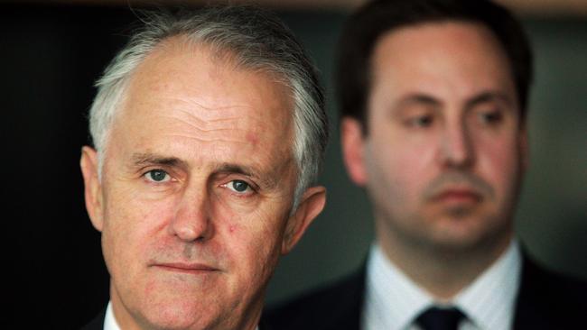 Malcolm Turnbull with Steven Ciobo. 