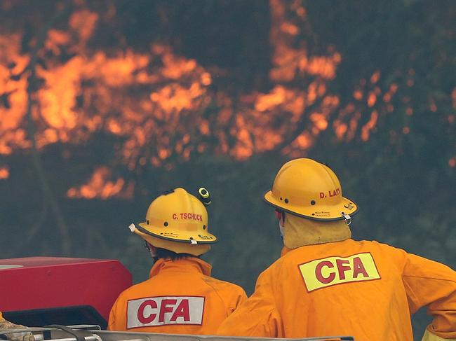 Fires outside Benloch. Picture: Mark Stewart