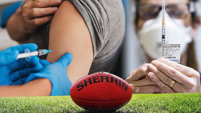 There has been a division between two AFL legends over the vaccine.