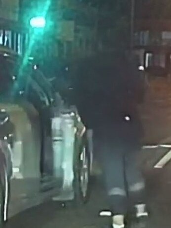 The woman who appeared to attack the vehicle in front of her. Picture: Supplied