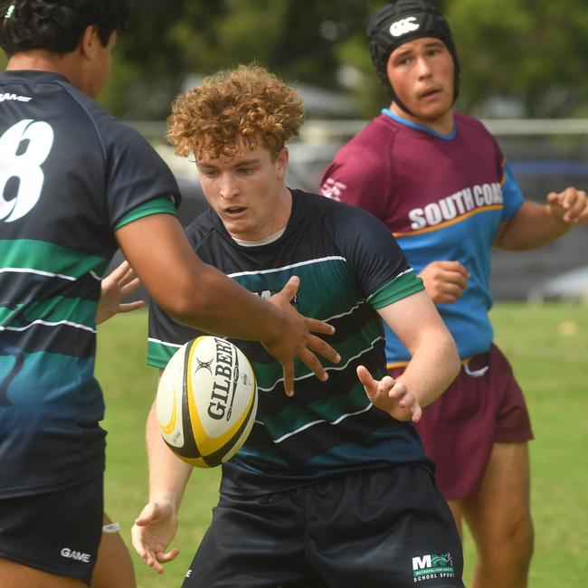 Elijah Breen. QLD Rugby Union State Championships (17-18 years boys) at the Townsville Sports Precinct. Friday May 23. South Coast against Metro North. Picture: Evan Morgan