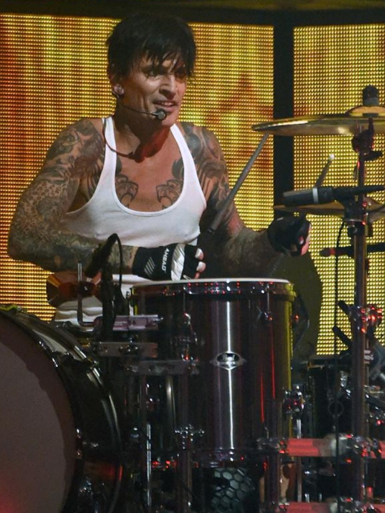 The drummer is currently in Australia touring with his band Mötley Crüe and Def Leppard. Picture: Ethan Miller/Getty Images