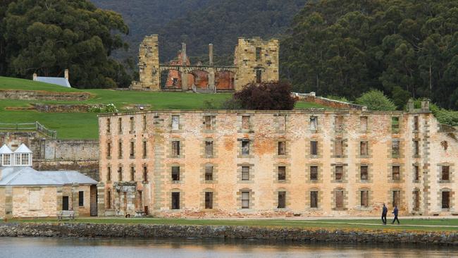 Port Arthur Historic Site. Guests at Stewarts Bay Beach House can walk around the foreshore to the Port Arthur Historic Site. Picture: Linda Smith