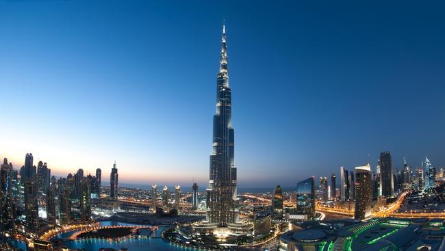 The Burj Khalifa.