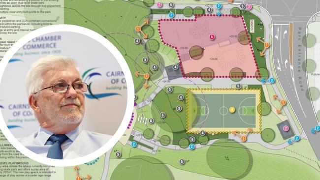 LNP Mulgrave Candidate Terry James is pledging $1.5m towards the Jeff Pezzutti Park upgrade.