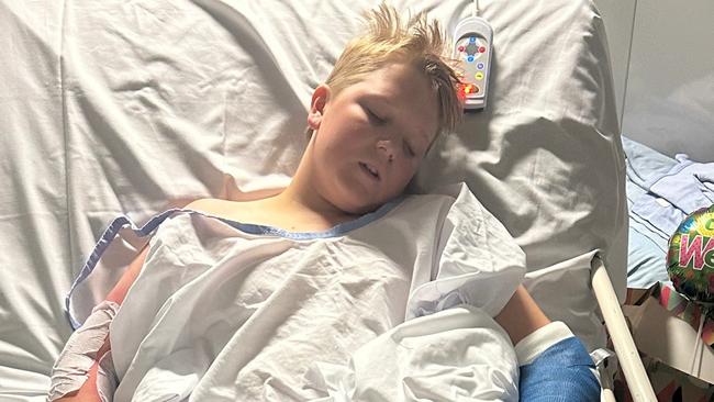 Jett McBean was injured in an e-scooter crash in Airlie Beach on 17 January 2024. Photo: Contributed