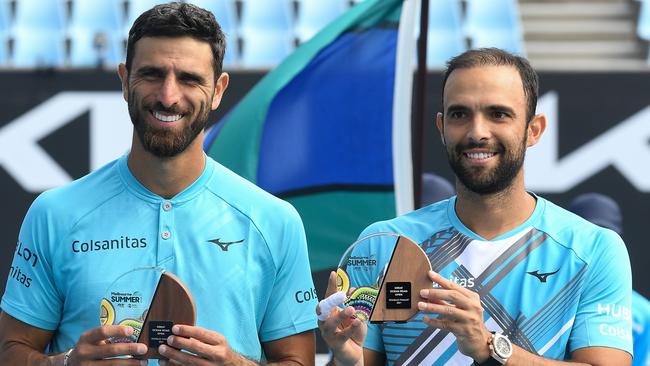 Top-ranked doubles players Robert Farah and Juan Sebastian Cabal