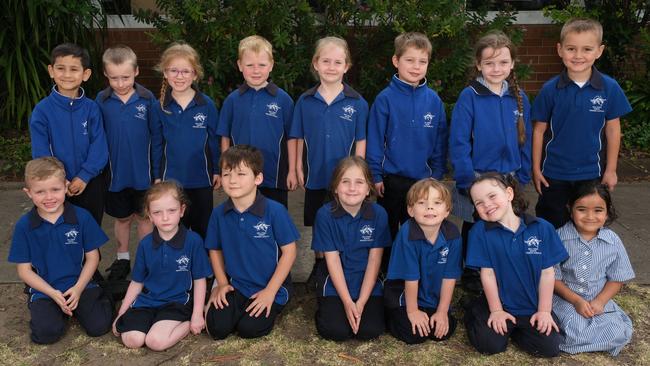 Bell Park North Primary. Top: Awis Hussain, Charlie Baxter, Winnifred Washington, Jayson Woolsey, Mileya-Rose Kenyon, Gus McKee, Sydney Page, Adam Marjanovic Bottom: Zayn Merkle, Addison Little, Wyatt Smith, Frankie Bromley, Sam Tozer, Grace Beggs, Upasana Pokhrel Picture Mark Wilson