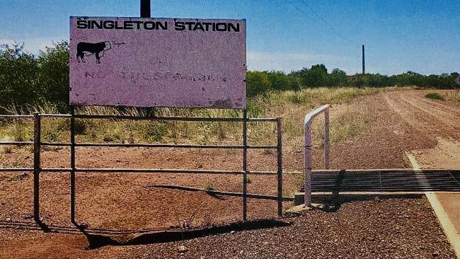 Singleton station 120kms from Tennant Creek SUPPLIED