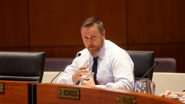 Some councillors said they felt mayor Bob Manning singled-out Cr Brett Olds for being intractable during the November 16 meeting. Picture: Stewart McLean