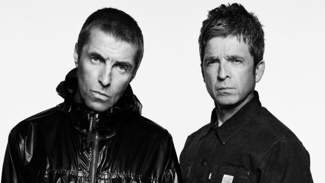 The fortunes of the Gallagher brothers have diverged since Oasis split. Liam, left, has never made as much as Noel. Picture: Supplied