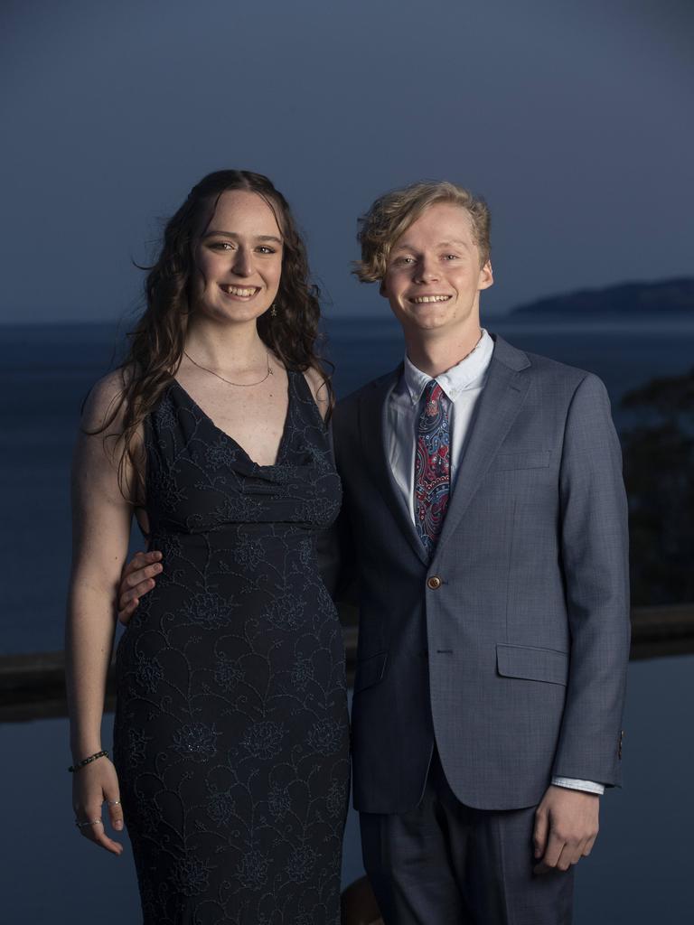 Rosny College Leavers Dinner at Glen Albyn Estate, Indi Stokes and Owen Fitzgerald. Picture: Chris Kidd