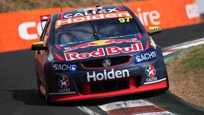 Shane Van Gisbergen drives at this year’s Bathurst 1000.