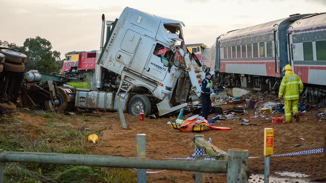 V/Line train and truck crash west of Melbourne | Herald Sun