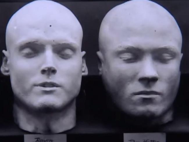 Death Masks Digital Feature: Death masks collection. Picture: Supplied