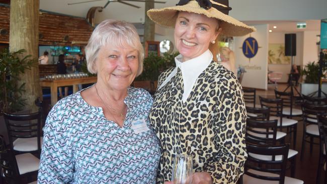 Elizabeth Hackett, right, with Whitsunday Cr Jan Clifford at a Tourism Whitsundays brand launch.