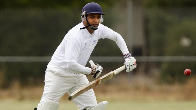 Sri Lankan Jayaweera Bandara is a player of the year in the Warrnambool and District Cricket Association. Picture: Mark Stewart