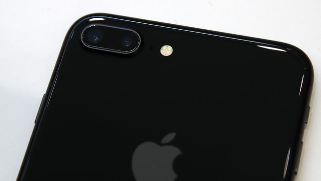 The back of the new iPhone 8S. Picture: AFP