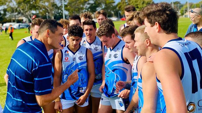 Glenunga coach Nathan Grima said he was expecting improvement out of his side in 2023. Picture: Max Stapleton