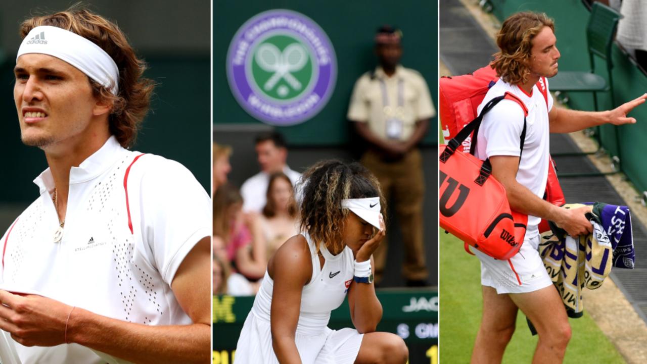 Stars crash out at Wimbledon.