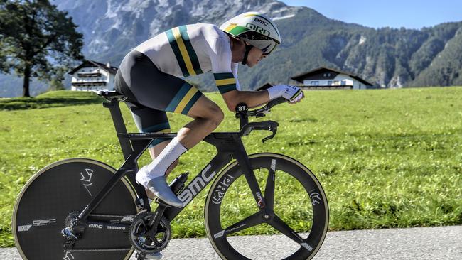 Rohan Dennis on his way to victory.