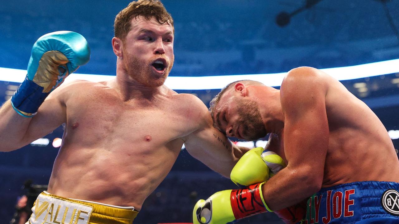 Boxing 2021: Canelo Alvarez Vs Billy Joe Saunders, uppercut, reaction ...