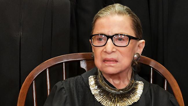 Ginsburg told her granddaughter “My most fervent wish is that I will not be replaced until a new president is installed.” Picture: AFP